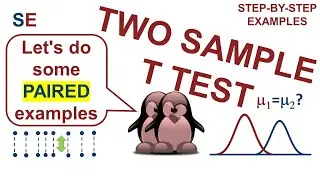 Paired two sample t-test | step-by-step examples