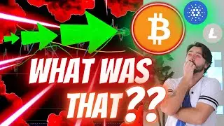 RED ALERT!!!! BITCOIN FAKEOUT DUMP - CARDANO BULLFLAG!! [WHAT JUST HAPPENED?]