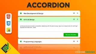 Build An Animated Accordion With HTML, CSS & JavaScript