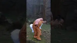 Man kicked in balls during horse rearing practice