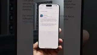 iOS 18.4.1 Update Released IPhone 15 Pro Max