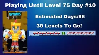 Playing Hive Skywars Until Level 75 Day #10
