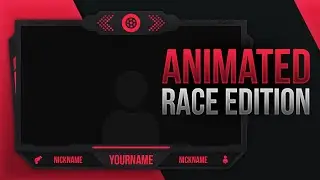 WheelRace Facecam (Template Animated | Speed Art + Tutorial) | FREE