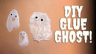 DIY Glue Ghost Art for Kids