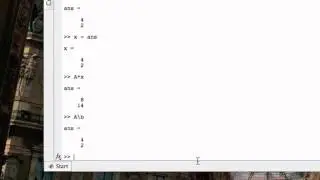 Linear systems in MATLAB