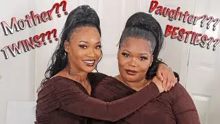 I TURNED MY MOM INTO MY TWIN! FULL GLAM MAKEOVER | TRANSFORMING MY MOM INTO ME | TASHIKA BAILEY