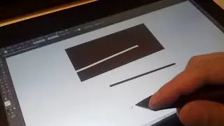 How to draw straight lines in Illustrator with eraser and blob brush