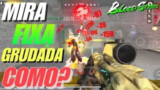 COMO DEIXAR A MIRA GRUDANDO OU FIXA NO BLOOD STRIKE | COMO GANHAR OU VENCER| DICAS AVANÇADAS MACETES