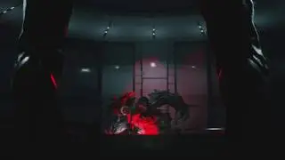Giantess Claire in resident evil 2 remake cutscene