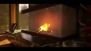 Blender+Substancepainter+UnrealEngine5로 제작한, 오션뷰 고급저택 거실!!