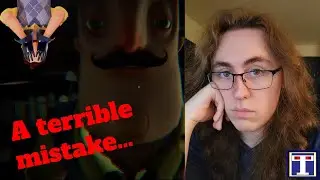 Beating Every Hello Neighbor Alpha but I Restart Every Time I'm Caught