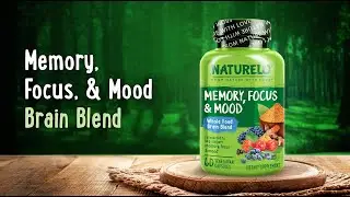 NATURELO Whole Food Brain Blend Supplement