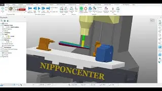 4Axis Round cutting Wood Leg with tool End Mill in PowerMill 4axis