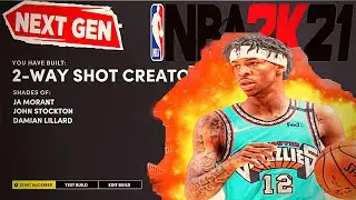 NBA 2K21 The Best Point guard Build NEXT GEN