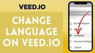 How to Change Language in Veed.io 2024 | Language Change  in Veed.io
