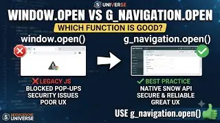 Scenario based use case | URL redirection in Client Script | ServiceNow