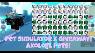 🔴LIVE! Pet Simulator X Giveaway | Roblox