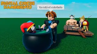 DIGITAL CIRCUS HAMBRIENTO MOMENTOS DIVERTIDOS (ROBLOX)