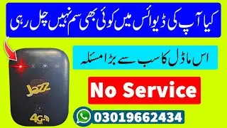 JAZZ 4G CLOUD MF673 M10 No Service Fix Red Light Fix All Issues Fix Without Open Repair 03019662434