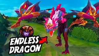 This Shyvana jungle build gives you ENDLESS Dragon form! Crazy update & NO CD!
