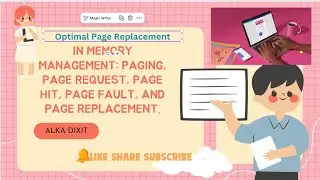 Optimal page replacement technique