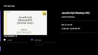 Javascript Meetup#42 Talk-2