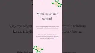 Digillä terveysvalmennusta: Raskausdiabetes ja lepo ja uni