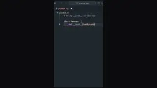 Use __init__ in classes | 