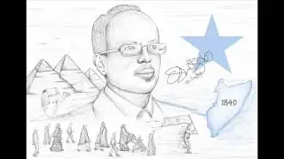 Speed sketch of president of somalia (Mohamed Abdullahi Mohamed)