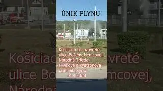 Únik plynu na obratisku Botanická záhrada