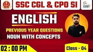 Noun | Previous Year Paper 4 | Noun English Grammar | Noun With Concepts | SSC CGL | CPO SI Study91