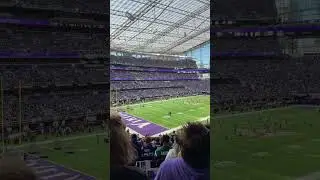 At Vikings stadium amazing view SKOLLL💛💜