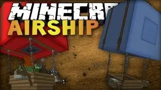 Minecraft -1.6.2 - AirShip - Mod Review - Luftschiffe in allen Farben!