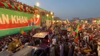 PTI Long March 2022 - Peoples welcomed Imran khan in Ghakhar City I Haqeeqi Azadi March against PDM