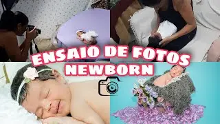 Vlog: Primeiro ensaio de fotos/ NEWBORN | Thaiane Massarim