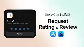 Request App Ratings and Reviews in SwiftUI with StoreKit | Complete Guide with Logic | App Store