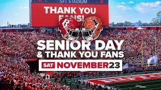 Senior Day/Thank You Fans: Nov. 23 vs. Illinois