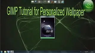 Create personalized abstract wallpaper for FREE using Gimp!