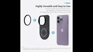 Magnetic Lens Filter Adapter for iPhone 15 Pro/15Pro Max/13 Pro/ 13 Pro Max/ 14 Pro/ 14 Pro