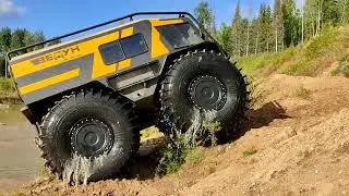 РС моделька вездехода! хулиганим в карьере))
