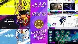 [v5.1.0] Patch Obb | PES 2021 Mobile | Licensed Teams | Exclusive Legend Teams | Android & IOS