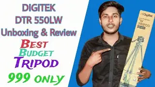 Digitek DTR 550Lw tripod unboxing video| Digitek 550lw tripod review video