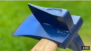 Как сделают тапор для рубить дерева Absolutely New Wood splitter Tool Invention
