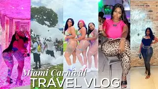 TRAVEL VLOG | MIAMI CARNIVAL • JOUVERT • LITTYYYYY NIGHTS • BROKE BOYS OUTCHEA 😂 | Gina Jyneen