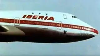 Historia de la aerolínea IBERIA - Aviones históricos Boeing 727-256 Douglas DC-9 DC-8 (1977)