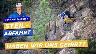 Fahrtechnik FALSCH? NICHT immer im Lot bei Steilabfahrten? | MTB & eMTB Technik Tutorial