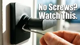 How to Remove a Door Handle without Screws 