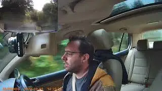 Randomly talking in the car