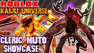 Roblox Kaiju Universe - CLERIC MUTO Showcase! One of the STRONGEST Kaiju in Game!