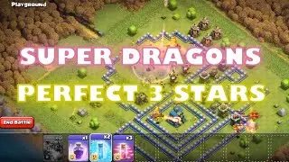 😲Crashing the Base with Super Drags | Playground | GK Notion | Clash of Clans | COC | 4K